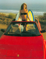 Прикрепленное изображение: BLONDE BIKINI BEAUTY WITH HER SURF BOARDS IN FERRARI MONDIAL CABRIOLET.png