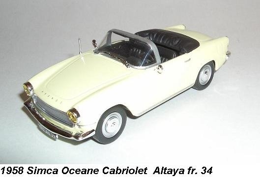 1958 Simca Oceane Altaya