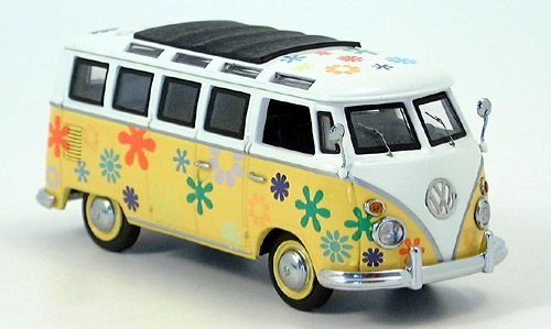 VW T1\VW Bully T1 Samba, Flower Power  Schuco