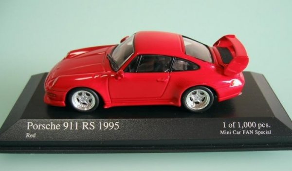 PORSCHE 911 RS RED Mini Car FAN