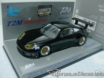 Porsche 996 GT3RS Black Minichamps T2M Motorsport