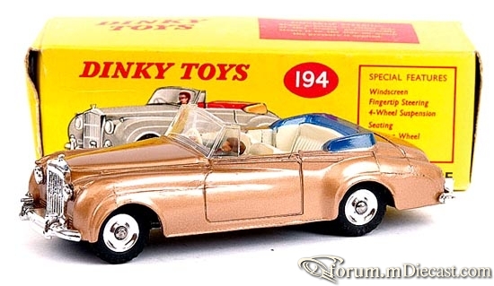 Bentley Continental S2 Dinky