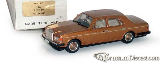 Bentley Mulsanne 1987 Western Models