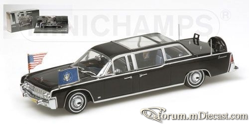 Lincoln Continental 1961 Limousine Minichamps.jpg