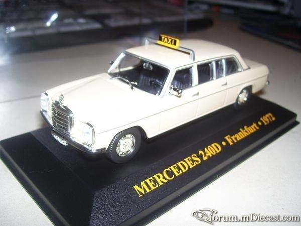 Mercedes-Benz W115 240D Limousine Taxi Frankfurt Altaya/Ixo