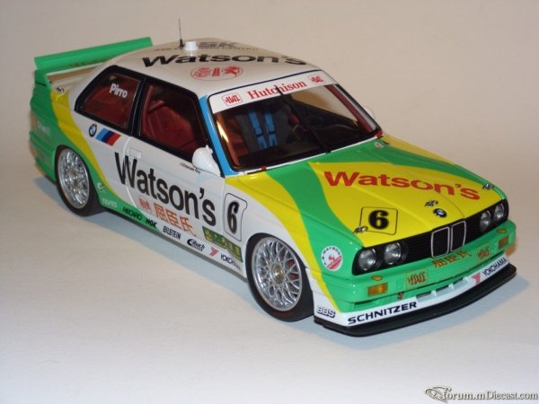 BMW E30 M3 PLATZ MACAU 1991 PIRRO #6 АА