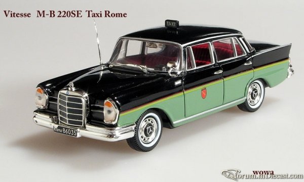 Mercedes-Benz W111 220 SE Taxi Rome Vitesse