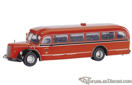 Mercedes-Benz O6600 Bus Feuerwehr Solingen Schuco
