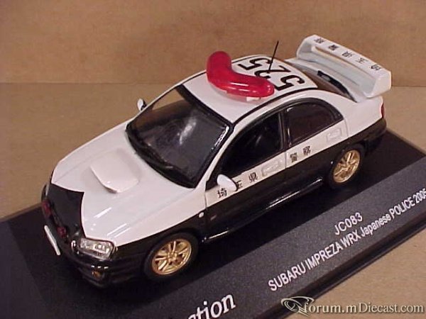 Subaru Impreza WRX Japaneze Police J-Collection