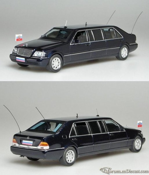 Mercedes-Benz W140 S-klasse Pullman Russian President Car Vi