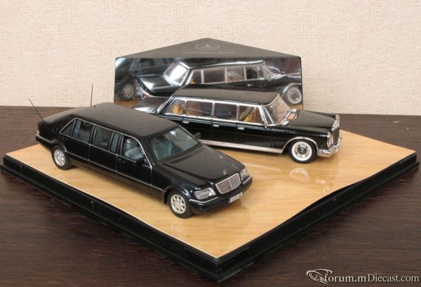 Mercedes-Benz SET W100 6-door limousine+W140 Pullman Vitesse