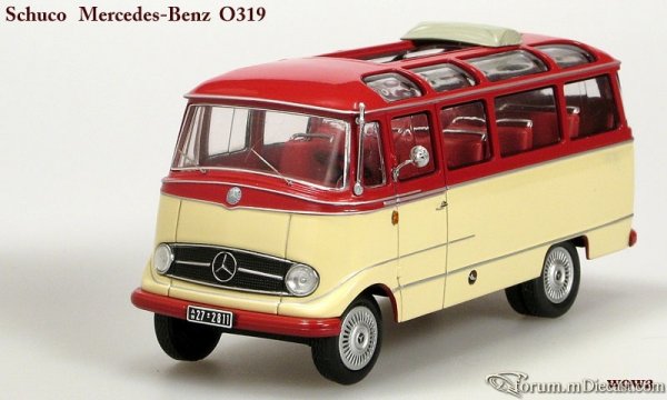 Mercedes-benz O319 Open Roof Schuco