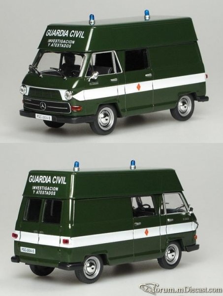 Mercedes-Benz N1300 High Roof Guardia Civil 1985 Altaya/IXO