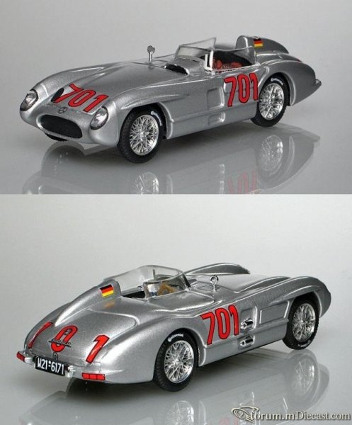 Mercedes-Benz W196 300 SLR Mille Miglia 1955 Karl Kling Brum