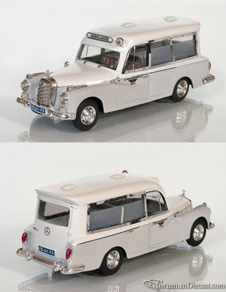 Mercedes-Benz W189 300d Ambulance Visser Amsterdam Genoa Amb