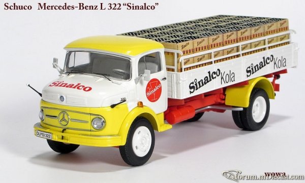 Mercedes-Benz L322 Getränkeaufbau Sinalco Schuco