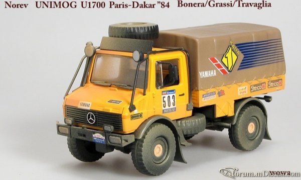 Mercedes-Benz Unimog U1700 Paris-Dakar 1984 Norev
