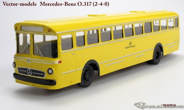 Mercedes-Benz O317 Deutsche Post Vector