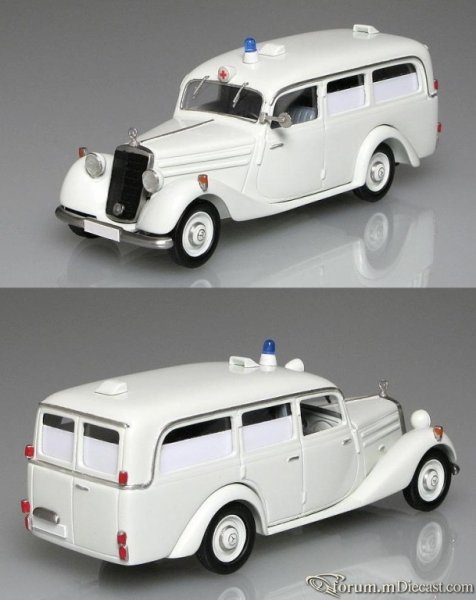 Mercedes-Benz W136 IV 170 V Krankenwagen Miesen 1952-1953 Ку
