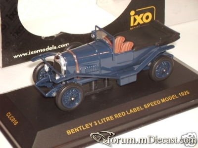 Bentley 3 Litre Red Label Speed Model 1926 IXO