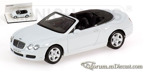 Bentley Continental GTC 2007 Minichamps