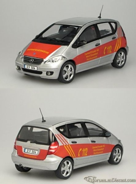 Mercedes-Benz W169 A-Klasse Werkfeuerwehr Duesseldorf Schuco