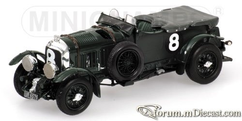 Bentley Le Mans 1930 4 1.2 Supercharged Blower Minichamps