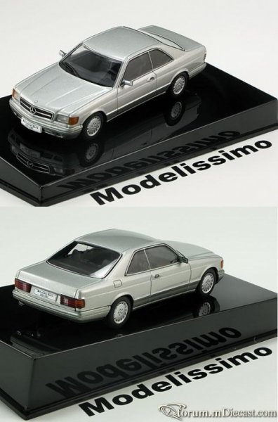Mercedes-Benz W126 Coupe 1985 500 SEC Autoart