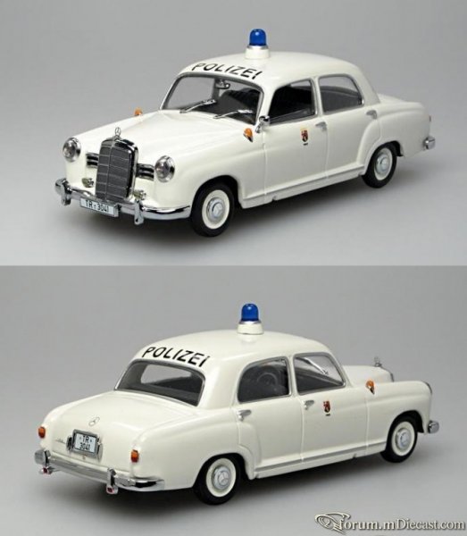 Mercedes-Benz W120 180 Sedan Polizei Trier Minichamps