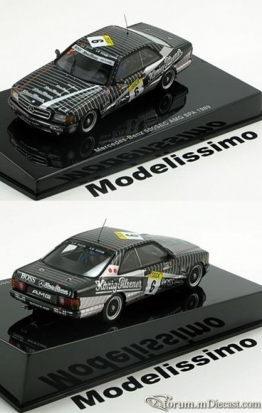 Mercedes-Benz W126 560 SEC AMG №6 SPA 1989 Autoart