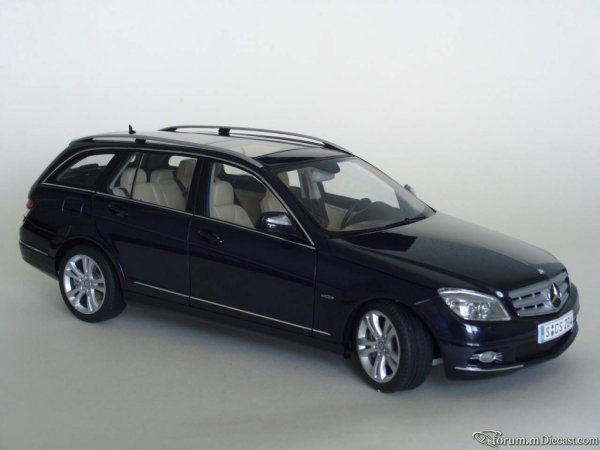 Mercedes C-Class (W204) T-Model Avangarde 2007 darkblue-meta
