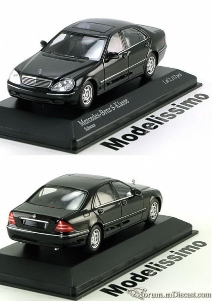 Mercedes-Benz W220 Sedan 1998 Minichamps