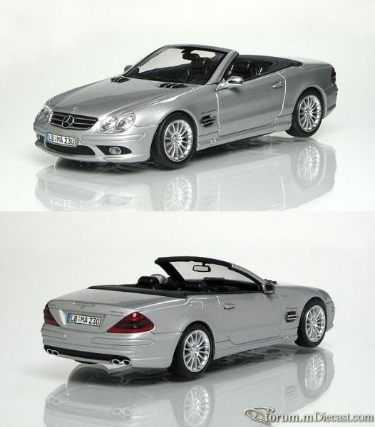 Mercedes-Benz W230 SL-klasse SL55 AMG 2007 Minichamps