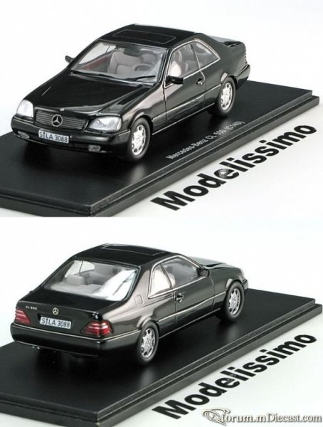 Mercedes-Benz W140 S-klasse Coupe 1995 CL 500 Spark