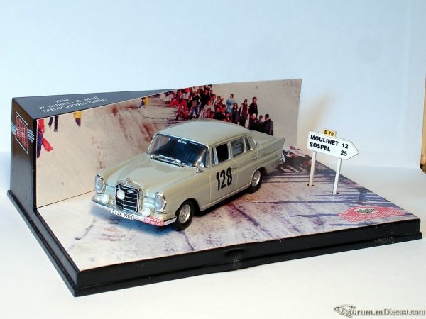 Mercedes-Benz W111 Sedan 220 SE Monte Carlo 1960 SKID/Vitess