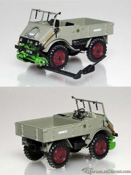 Mercedes-Benz Unimog 401 mit Balkenmaher Minichamps