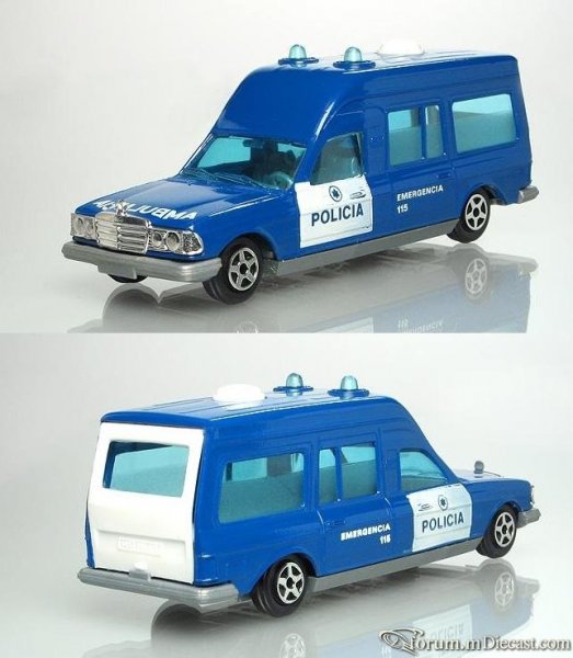 Mercedes-Benz W123 Policia Ambulance Norev