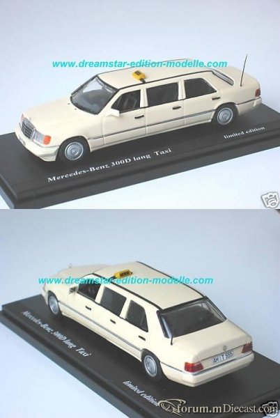 Mercedes-Benz W124 Sedan 1990 6-door Limousine 300D Taxi Han