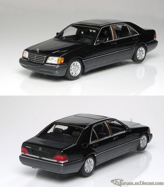 Mercedes-Benz W140 S-klasse 1991 600 SEL Minichamps