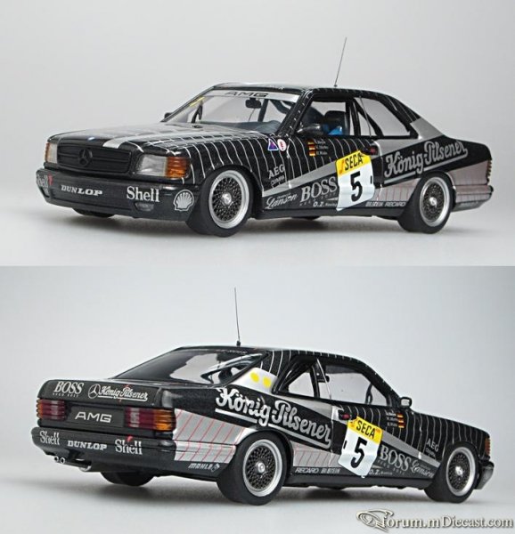 Mercedes-Benz W126 560 SEC AMG №5 SPA 1989 Autoart