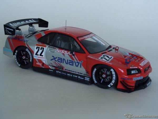 Nissan Skyline R34 No.22, Xanavi Nismo GT-R 2002 Auto Art