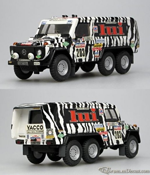 Mercedes-Benz 280 GE 6x6 Leotard Paris-Dakar 1985 G.Planson-