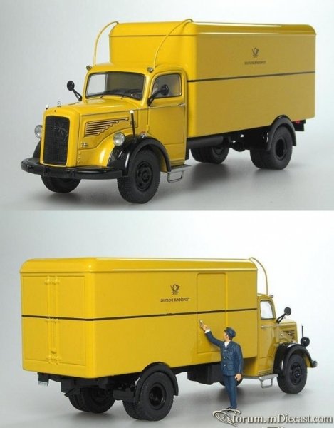Mercedes-Benz L6600 Paketkoffer Schuco