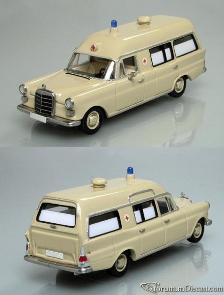 Mercedes-Benz W110 Krankenwagen 200D Binz 1966-1967 Кузнецов