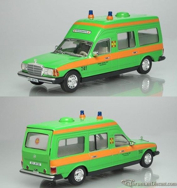 Mercedes-Benz W123 300D Ambulance ASB Norev